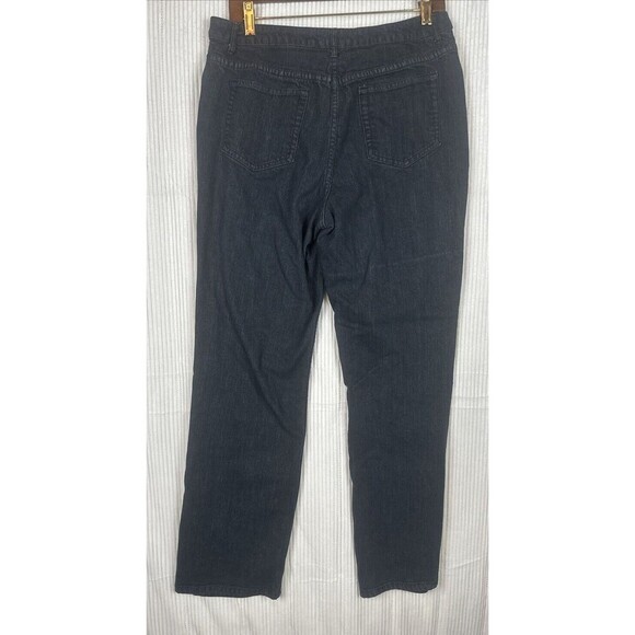 Cold Water Creek Womens Size 12 Dark Wash High Rise Bootcut Denim Jeans Classic - Picture 7 of 8